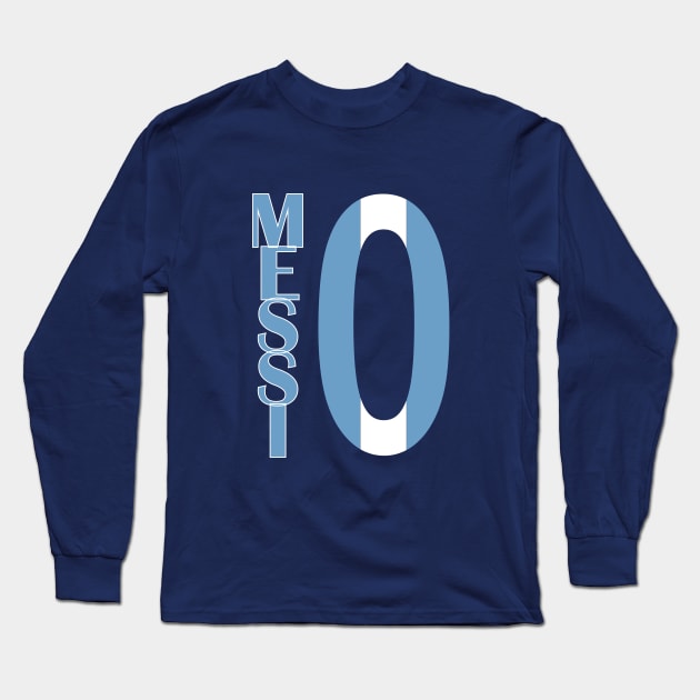 Lionel Messi Long Sleeve T-Shirt by hristartshop